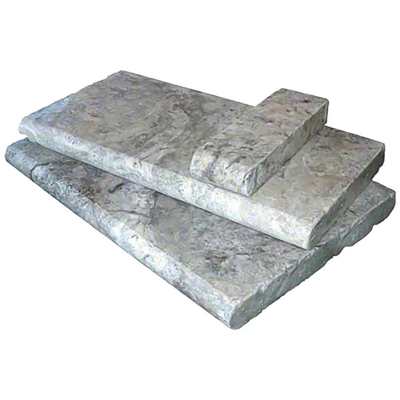 Travertine coping